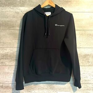 Black Champion Men’s Hoodie Sweatshirt sz Medium